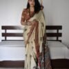 Ajrakh Symphony Saree
