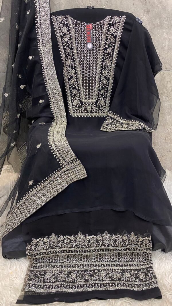 Black color Pakistani Suits Dress