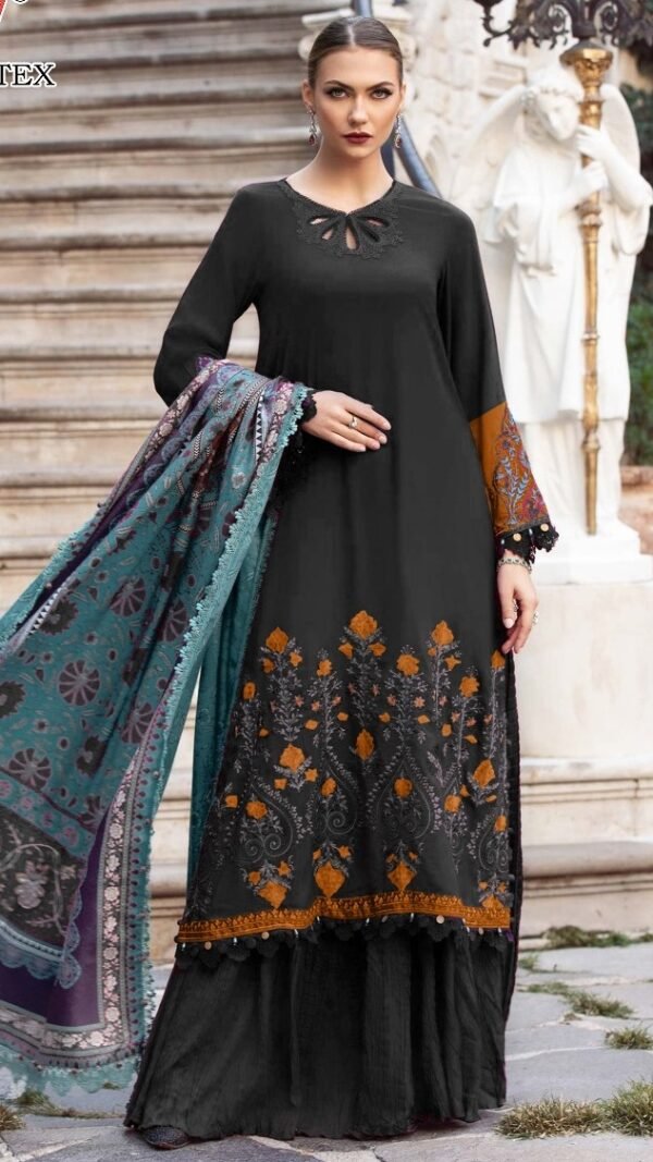 Black color Pakistani Suits Dress