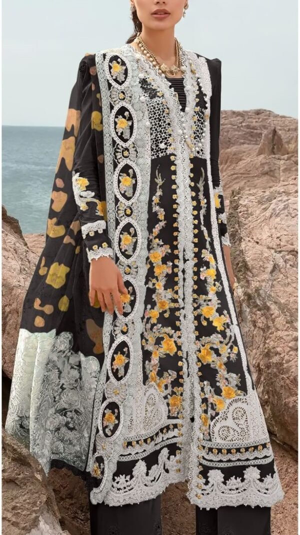 Black color Pakistani Suits Dress