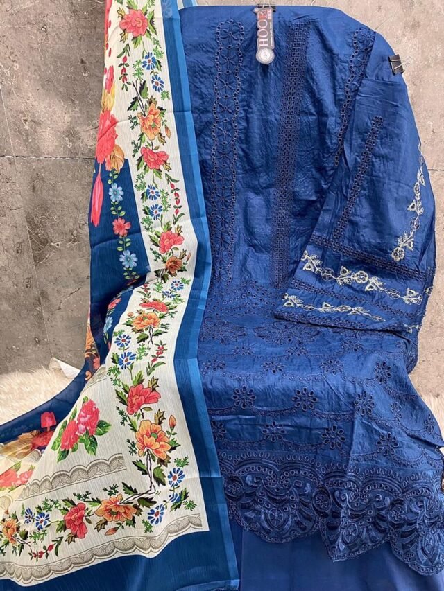 Blue color Pakistani Suits Dress