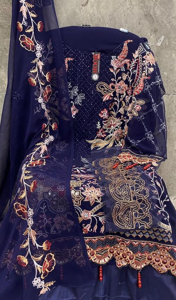 Blue color Pakistani Suits Dress