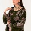 Green color Pakistani Suits Dress