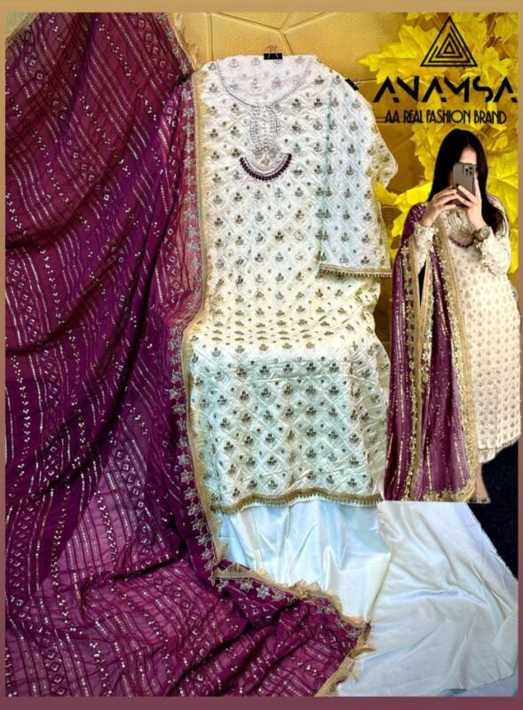 Pakistani dress Gray main image 1