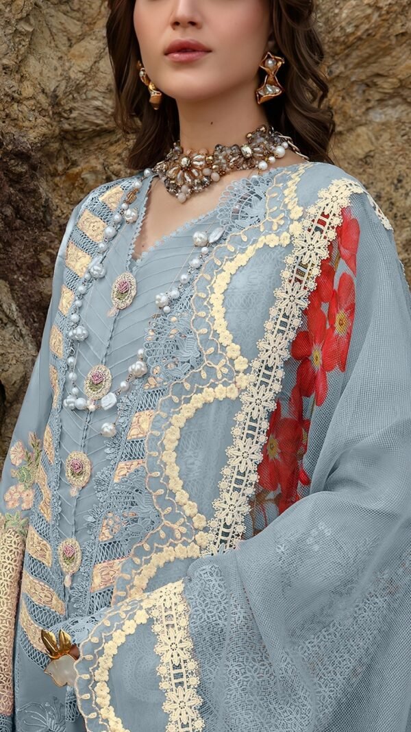 Grey color Pakistani Suits Dress