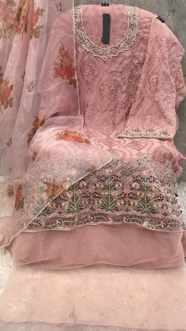 Light Brown color Pakistani Suits Dress