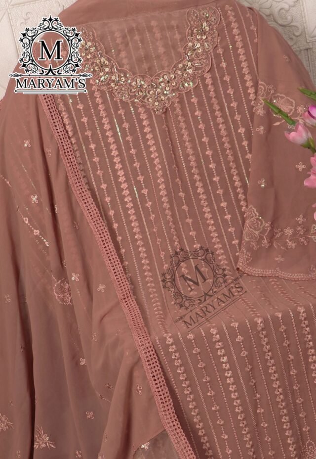 Light Brown color Pakistani Suits Dress