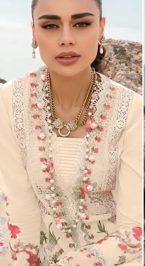 Light Brown color Pakistani Suits Dress