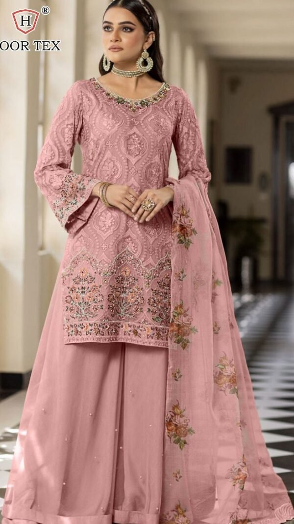 Light Brown color Pakistani Suits Dress