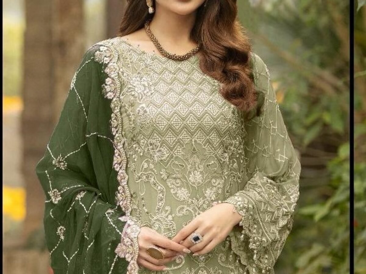 Light Green Pakistani Suits Dress - Elevate Your Ethnic Style with Light Green Pakistani Suits Dress - Elevate Your Ethnic Style with