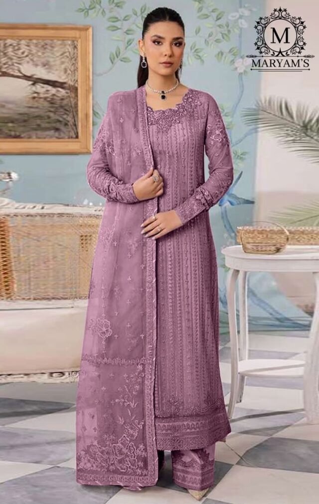 Maroon color Pakistani Suits Dress
