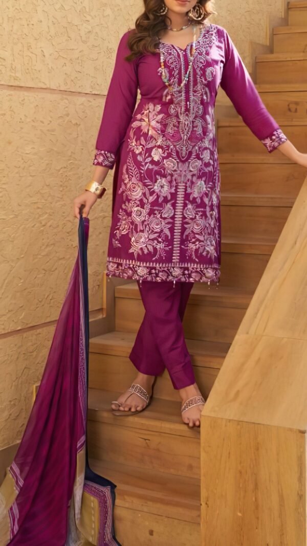 Meganta color Pakistani Suits Dress