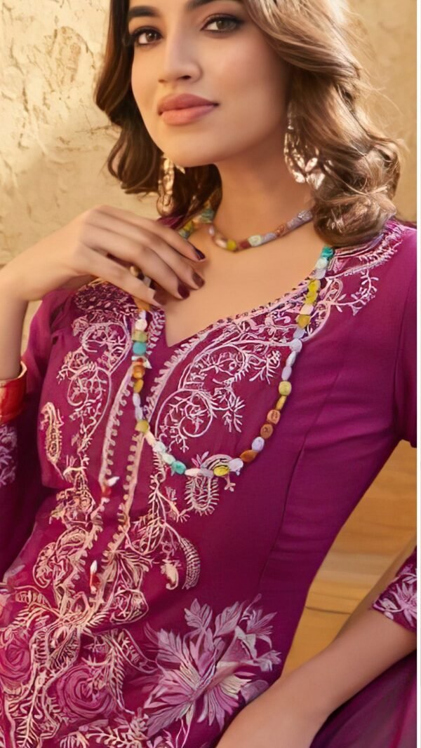 Meganta color Pakistani Suits Dress