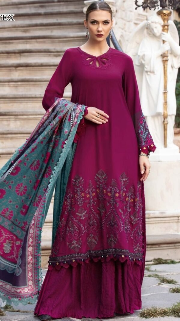 Megenta color Pakistani Suits Dress