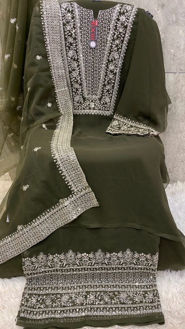 Mehdee color Pakistani Suits Dress
