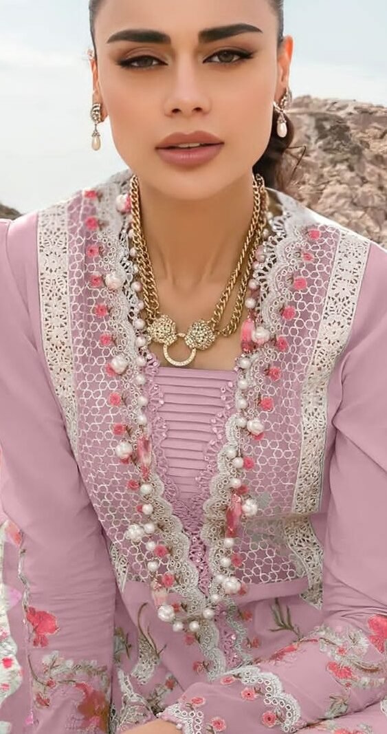 Pink color Pakistani Suits Dress