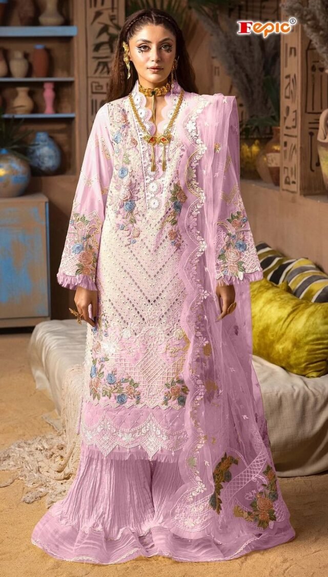Pink color Pakistani Suits Dress