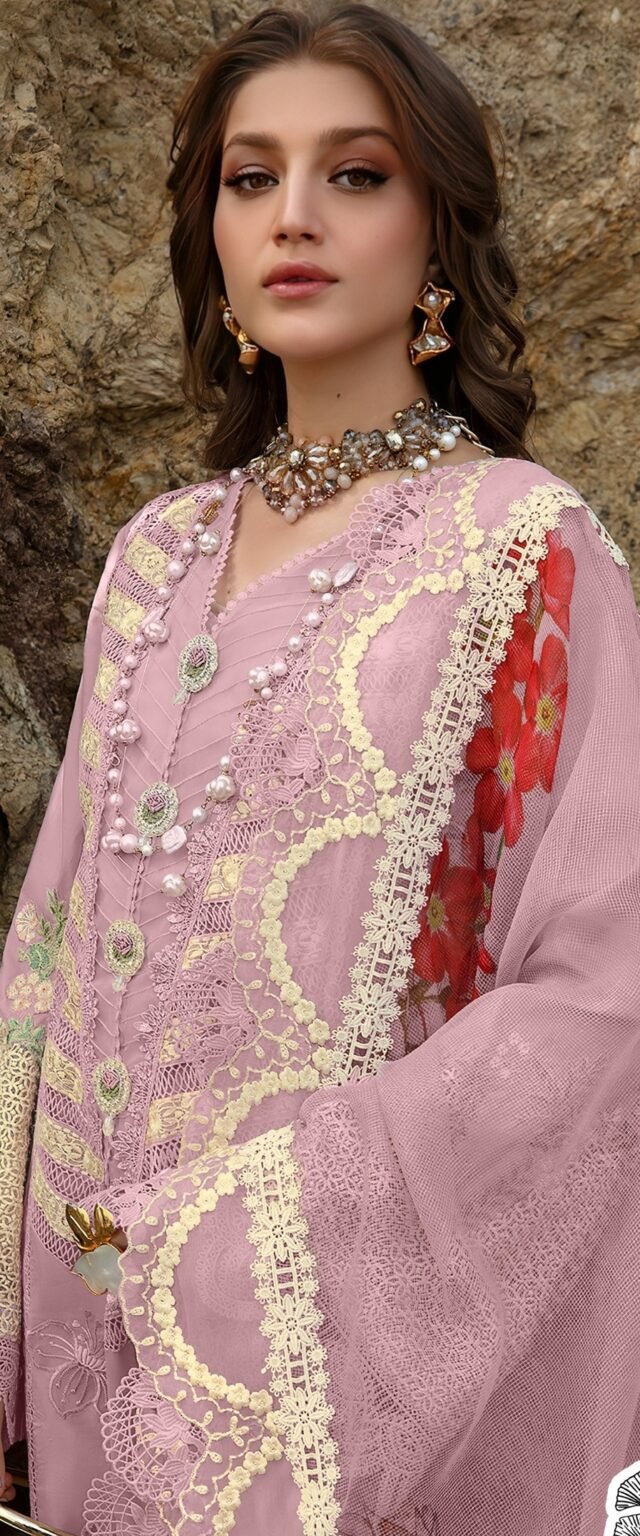Pink color Pakistani Suits Dress
