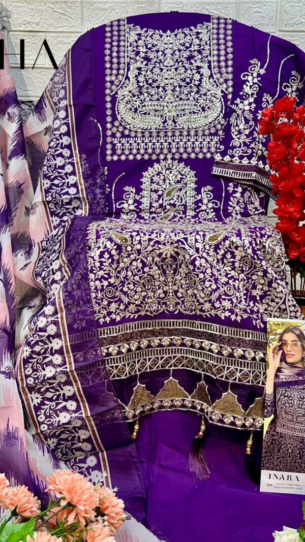 Purple color Pakistani Suits Dress