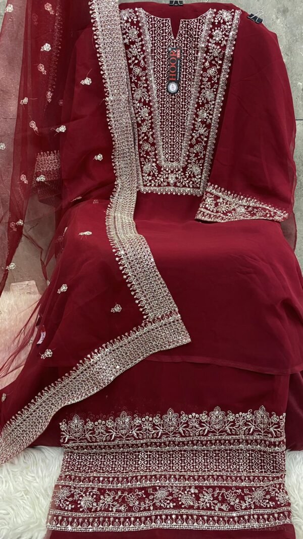 Red color Pakistani Suits Dress