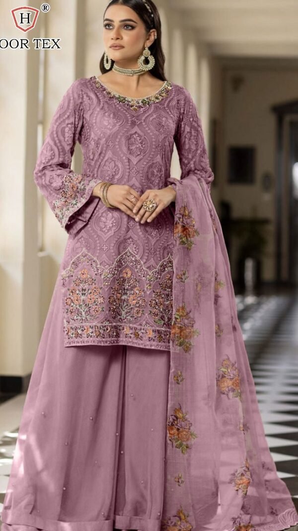 Brown color Pakistani Suits Dress