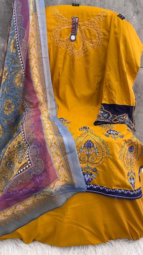 Orange color Pakistani Suits Dress