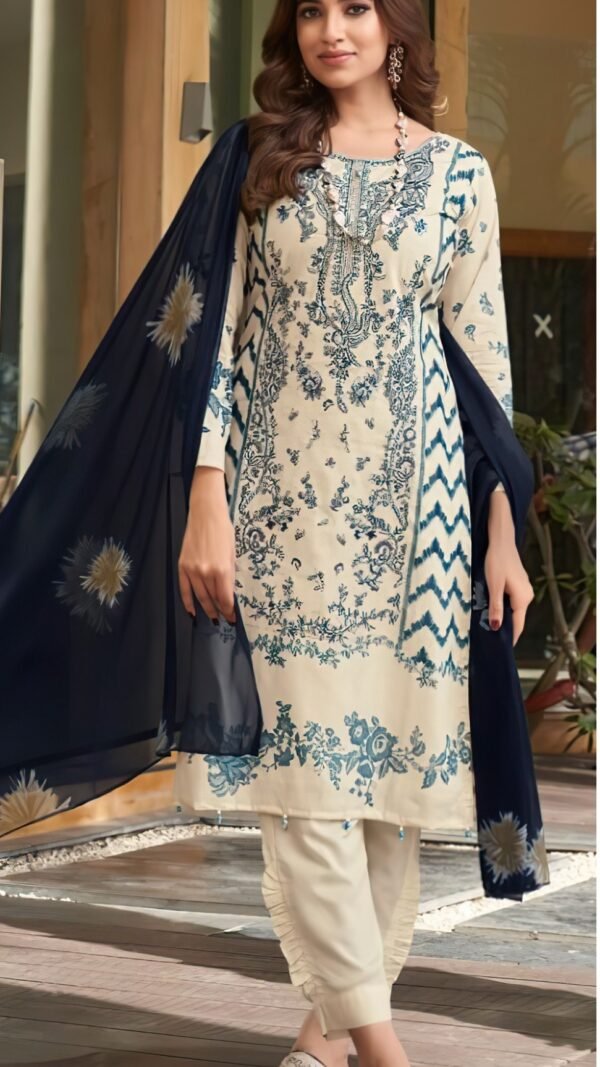 White color Pakistani Suits Dress