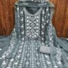 Elegant Gray Color Designer Salwar Suits 2