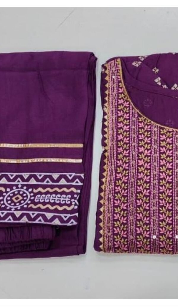 Floral Fusion Kurta Set for Women