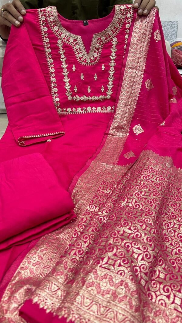 Orchid Pink Kurta Set for Women