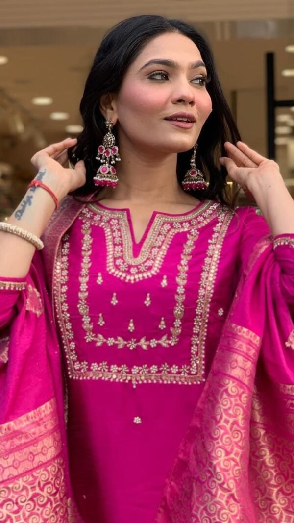 Orchid Pink  Kurta Set for Women