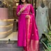 Orchid Pink  Kurta Set for Women 