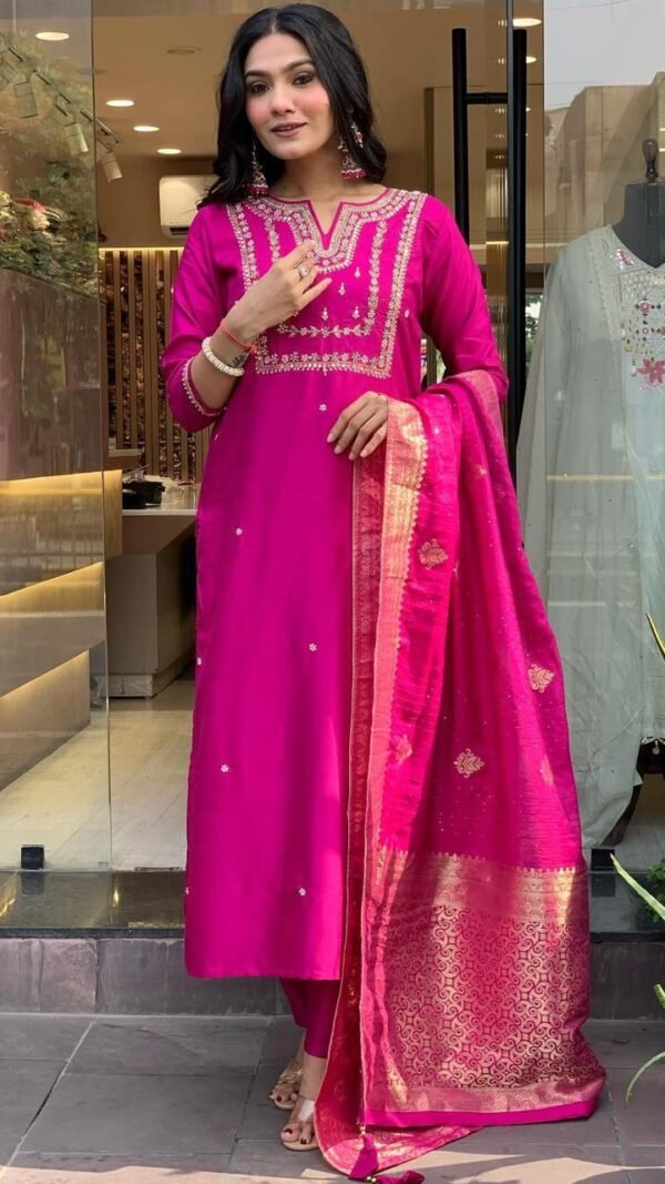 Orchid Pink  Kurta Set for Women