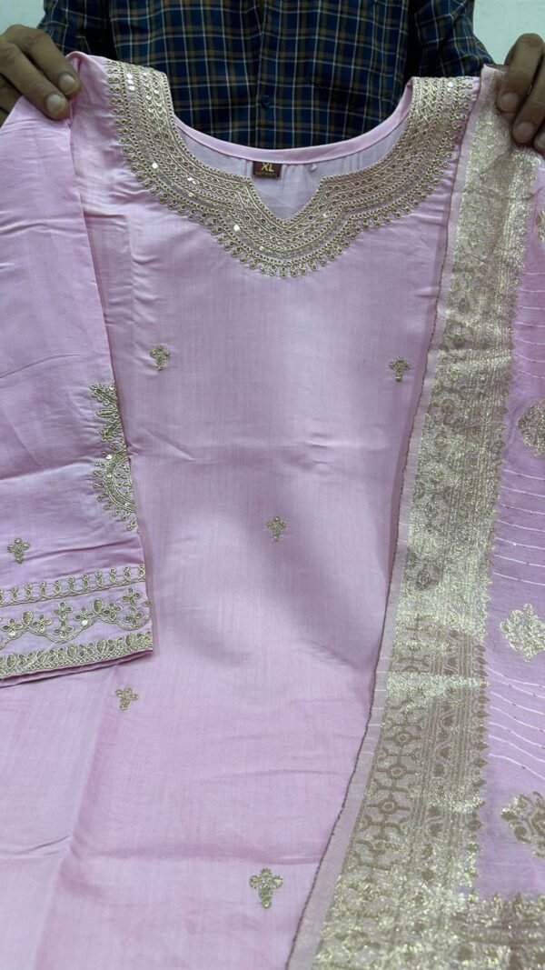 Pink Blossom Breeze Kurta Set for Women