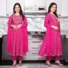 Saffron Silk Kurta Set for Women