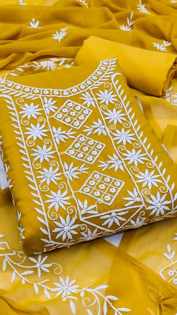 Yellow Designer Salwar Suits
