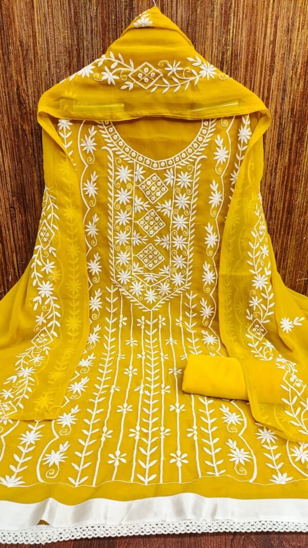 Yellow Designer Salwar Suits