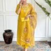 Mustard Charm Kurta Set For Women