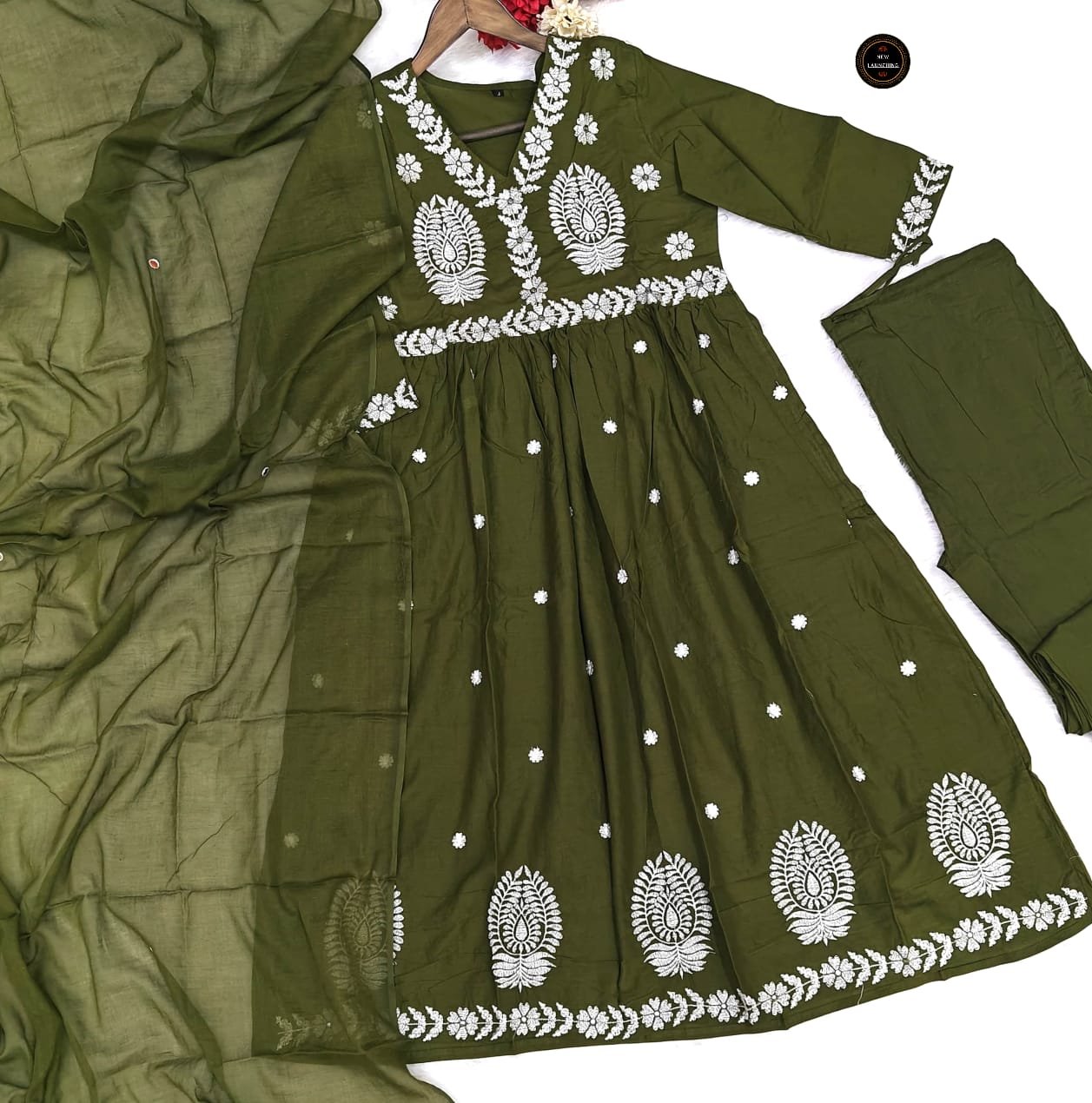 Anarkali Kurta Set Elegant Designer Ethnic Wear