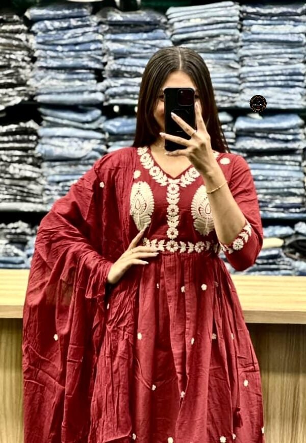 Anarkali Kurta Set Elegant Designer Ethnic Wear