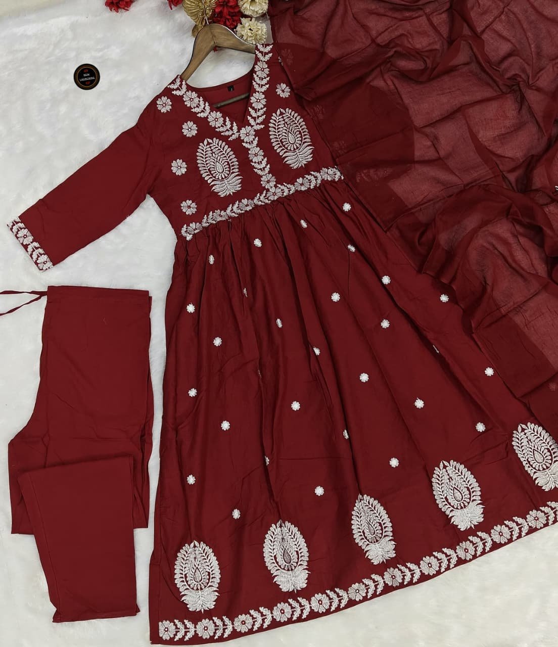 Anarkali Kurta Set Elegant Designer Ethnic Wear