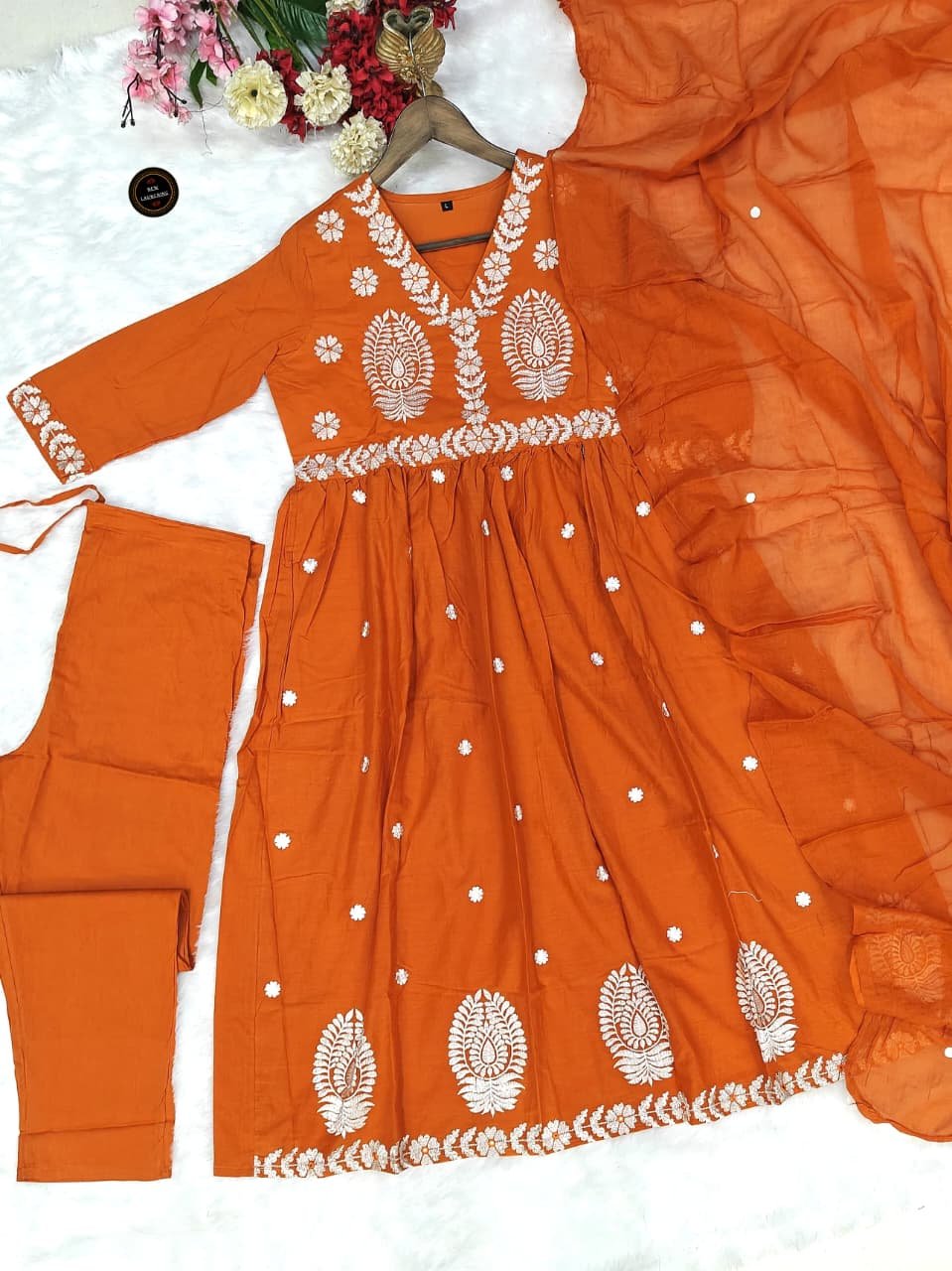 Anarkali Kurta Set Elegant Designer Ethnic Wear