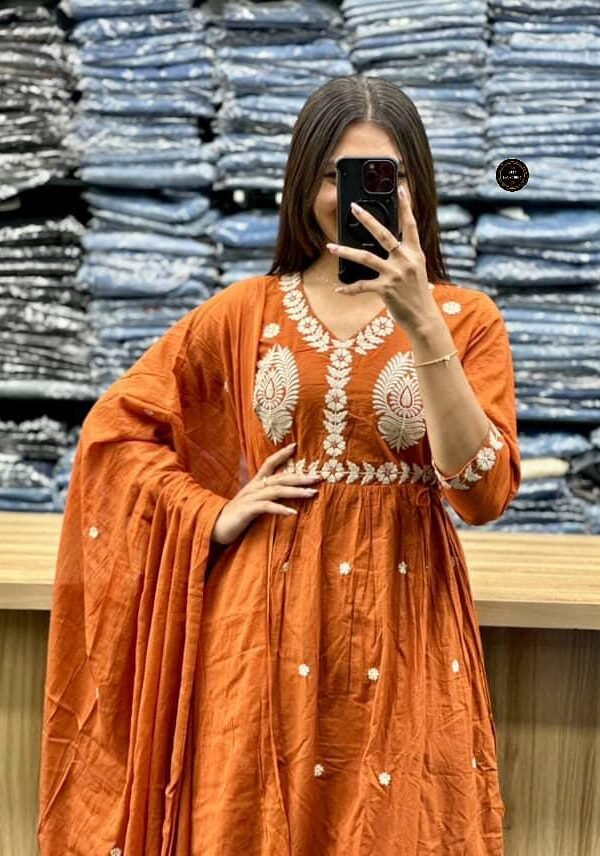 Anarkali Kurta Set Elegant Designer Ethnic Wear