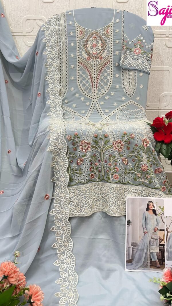 Pakistani Embroidered Suit Wholesale – Festive 2025