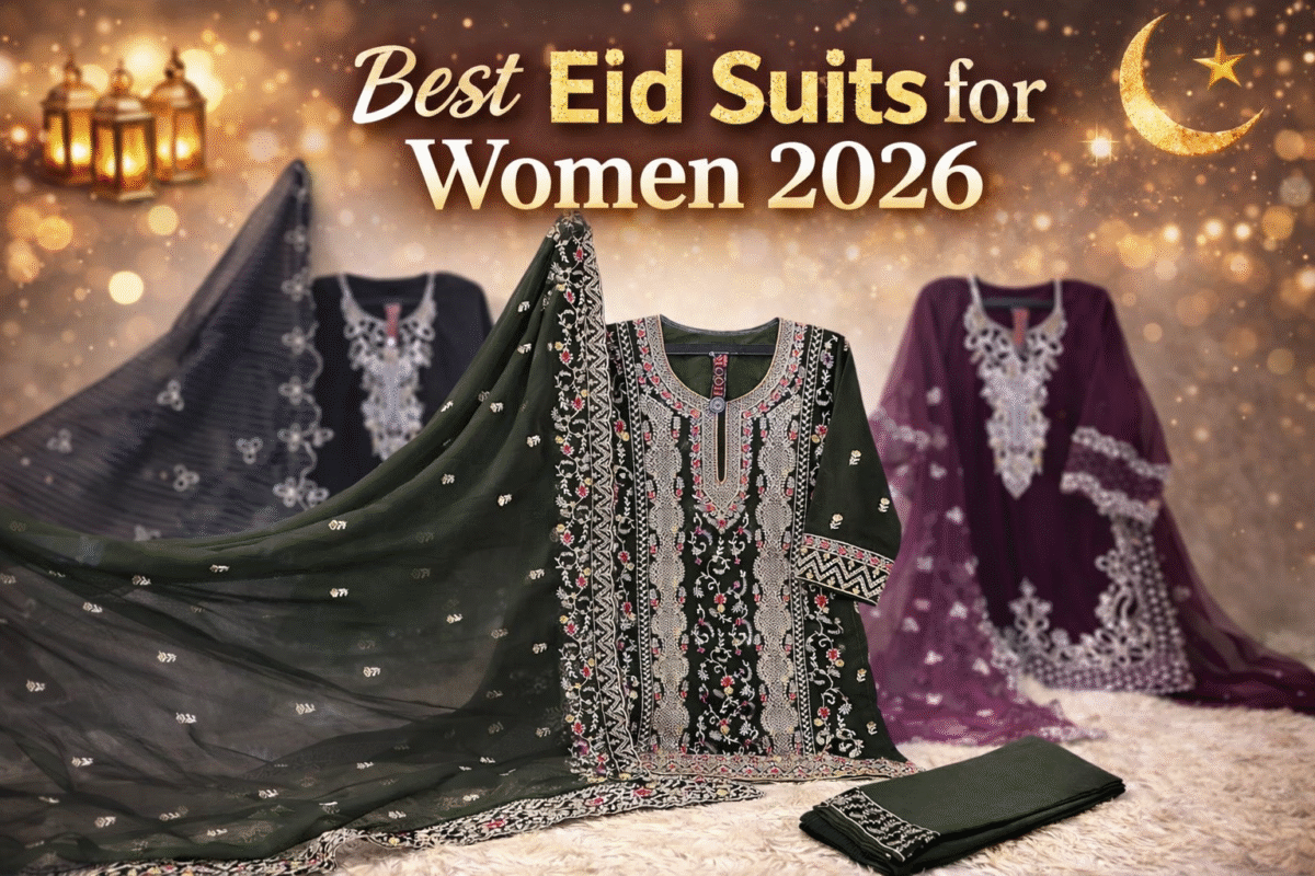 Best Eid Suits for Women 2026 – Trending Designs, Fabrics & Colors