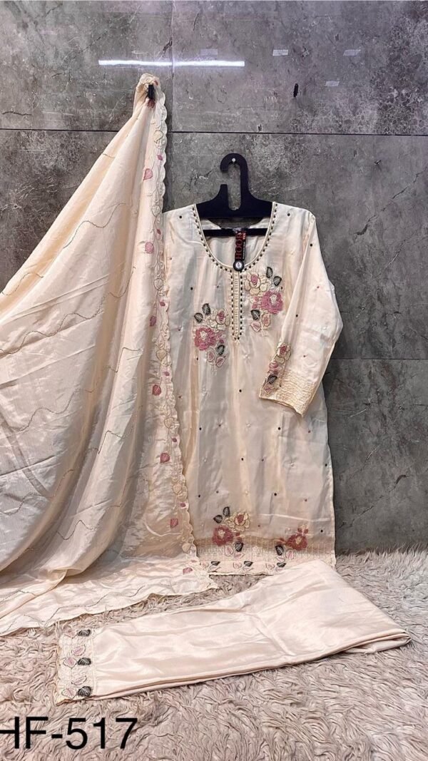 Cream Pakistani Suit Buy Online – Affordable & Latest