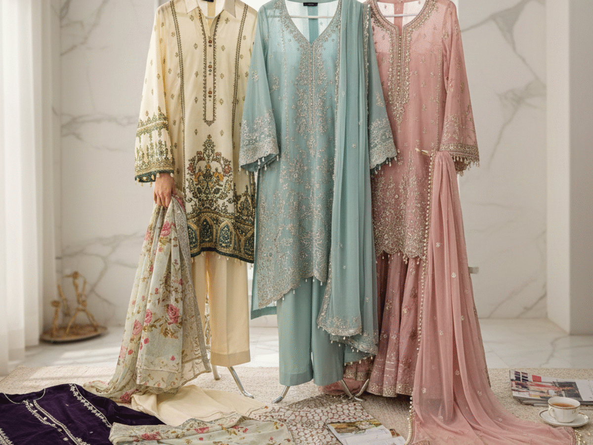 Eid 2026 Latest Pakistani Suit Trends  What's Selling Fast This Festive  Season - SareesWala.com