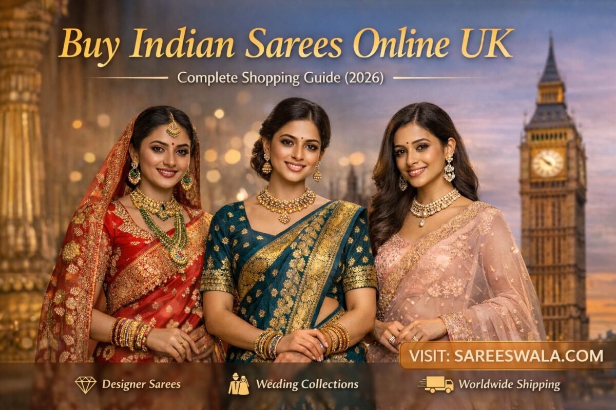Buy Indian Sarees Online UK – wedding and designer saree collection at SareesWala.com