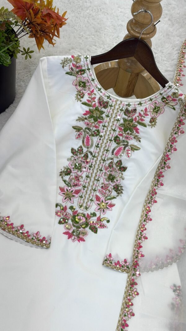 Embroidered Farshi Suit Set Ready to Wear