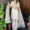 Embroidered Farshi Suit Set Ready to Wear